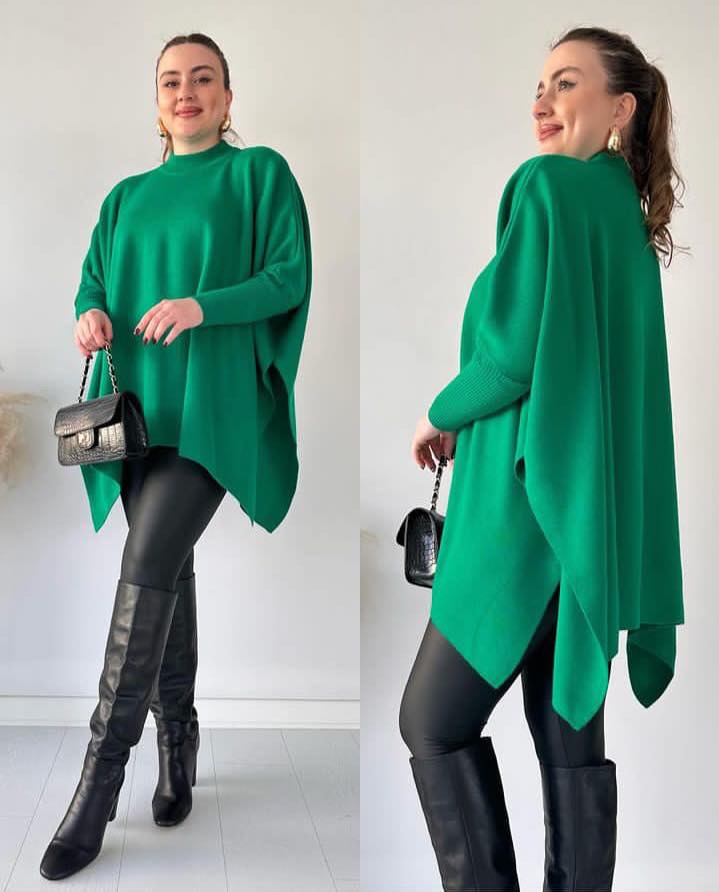 Stylish Airline Winter Poncho ✨💫