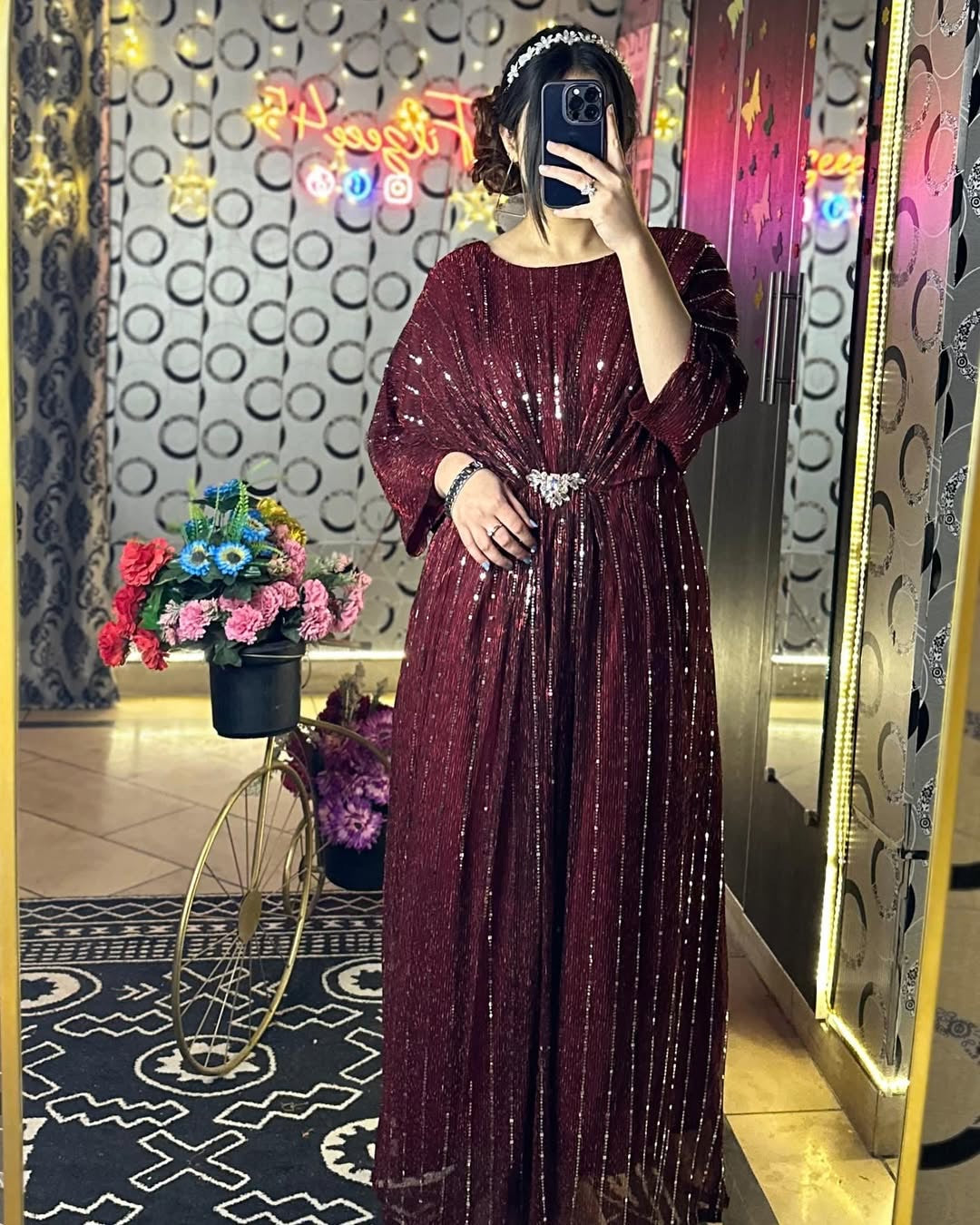 ✨Introducing Elegant Moonlight Kaftan 👗
