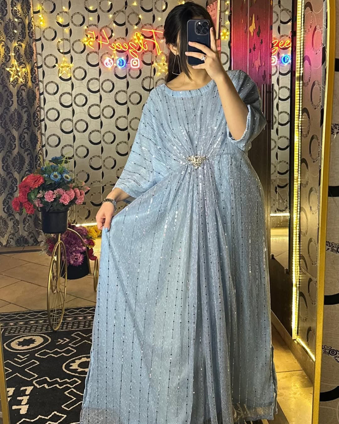 ✨Introducing Elegant Moonlight Kaftan 👗
