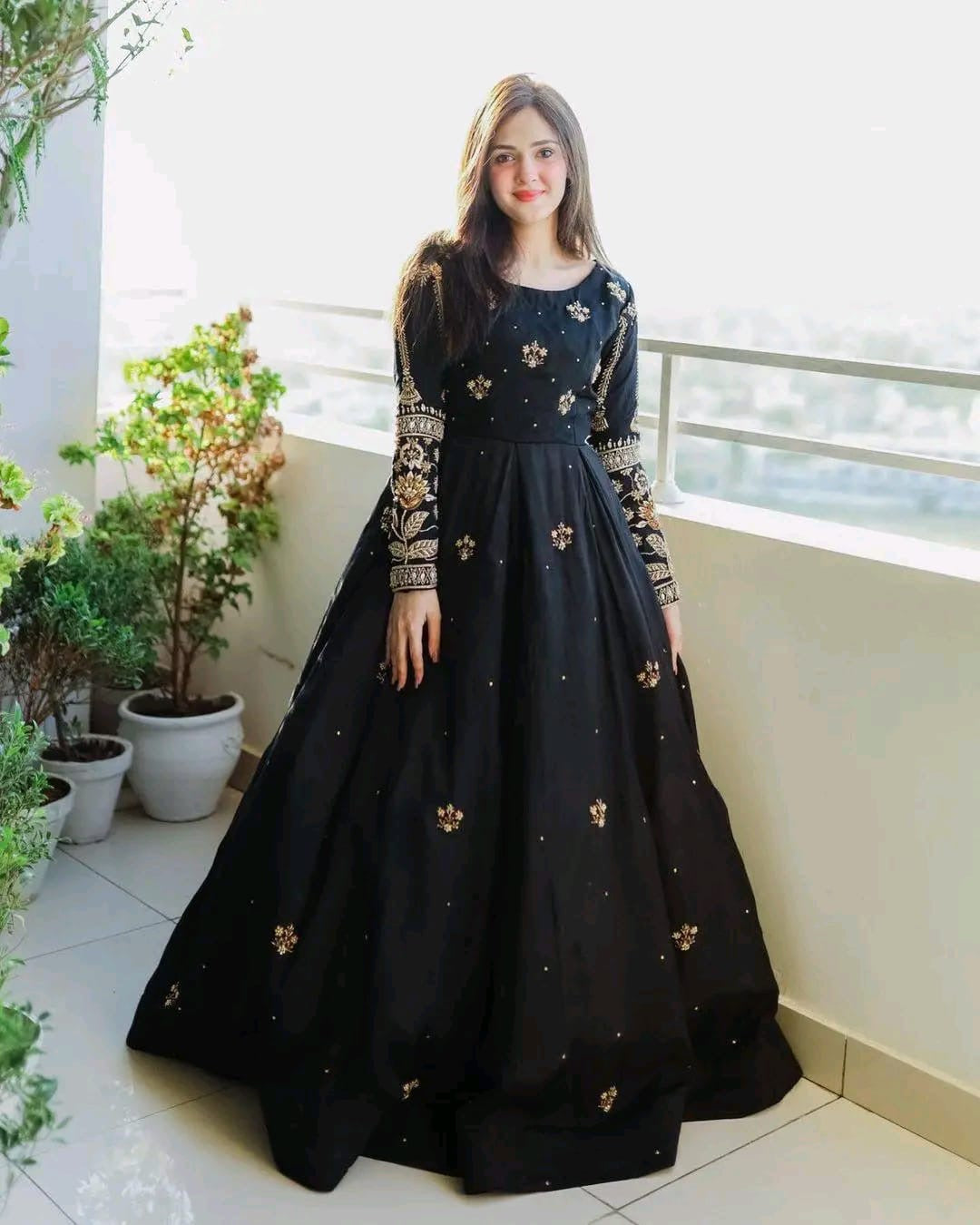 Stylish Sequence Work Party Wear 🌹