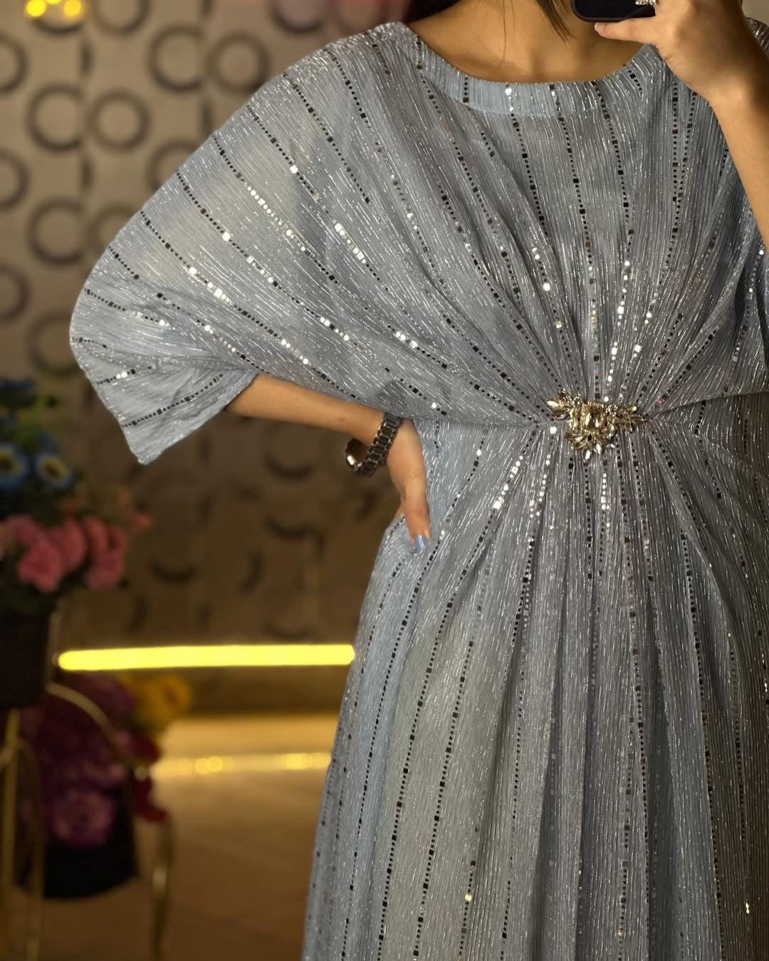 ✨Introducing Elegant Moonlight Kaftan 👗