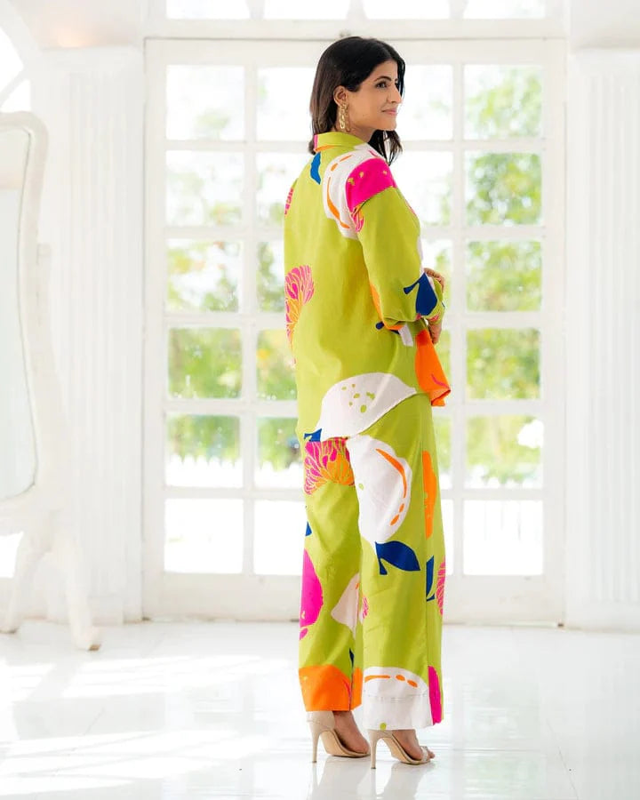 🌟 CHIC HARPER PRINT LAWN COTTON SET FULL-SLEEVE TOP & TROUSERS