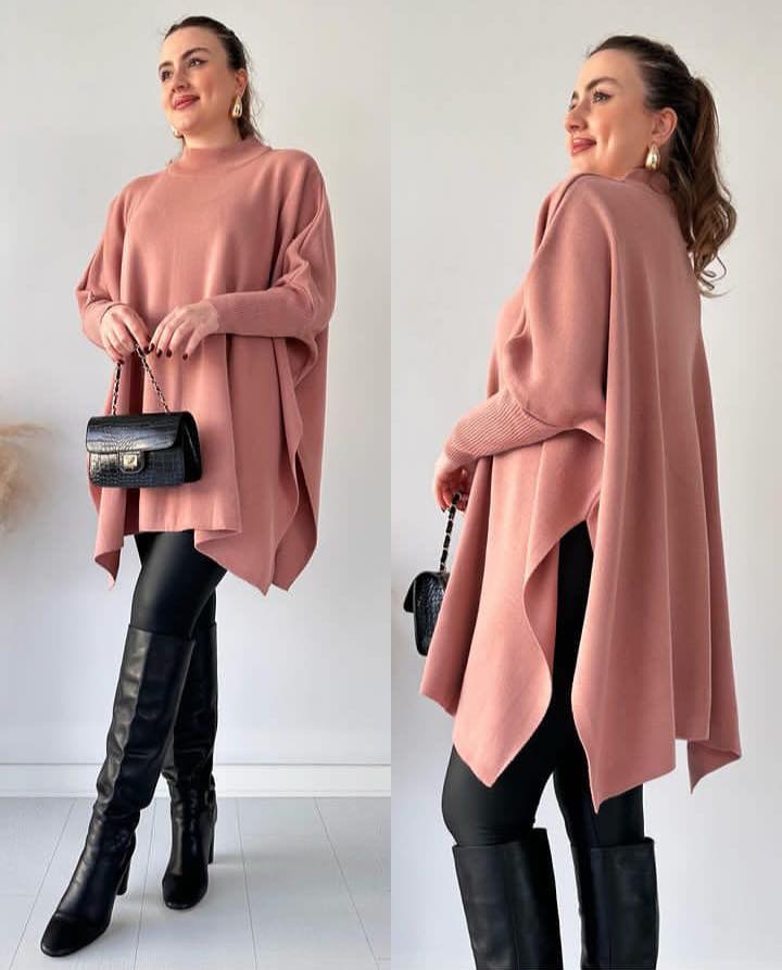 Stylish Airline Winter Poncho ✨💫