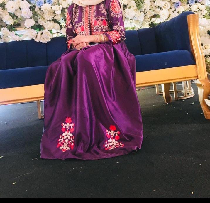 Embroidered Bunch Maxi With koti 😍