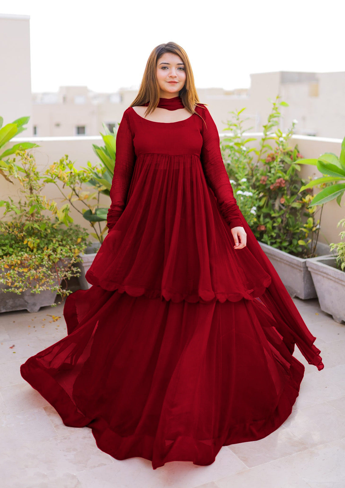 3pc Chiffon Fusion Cutting 🌸