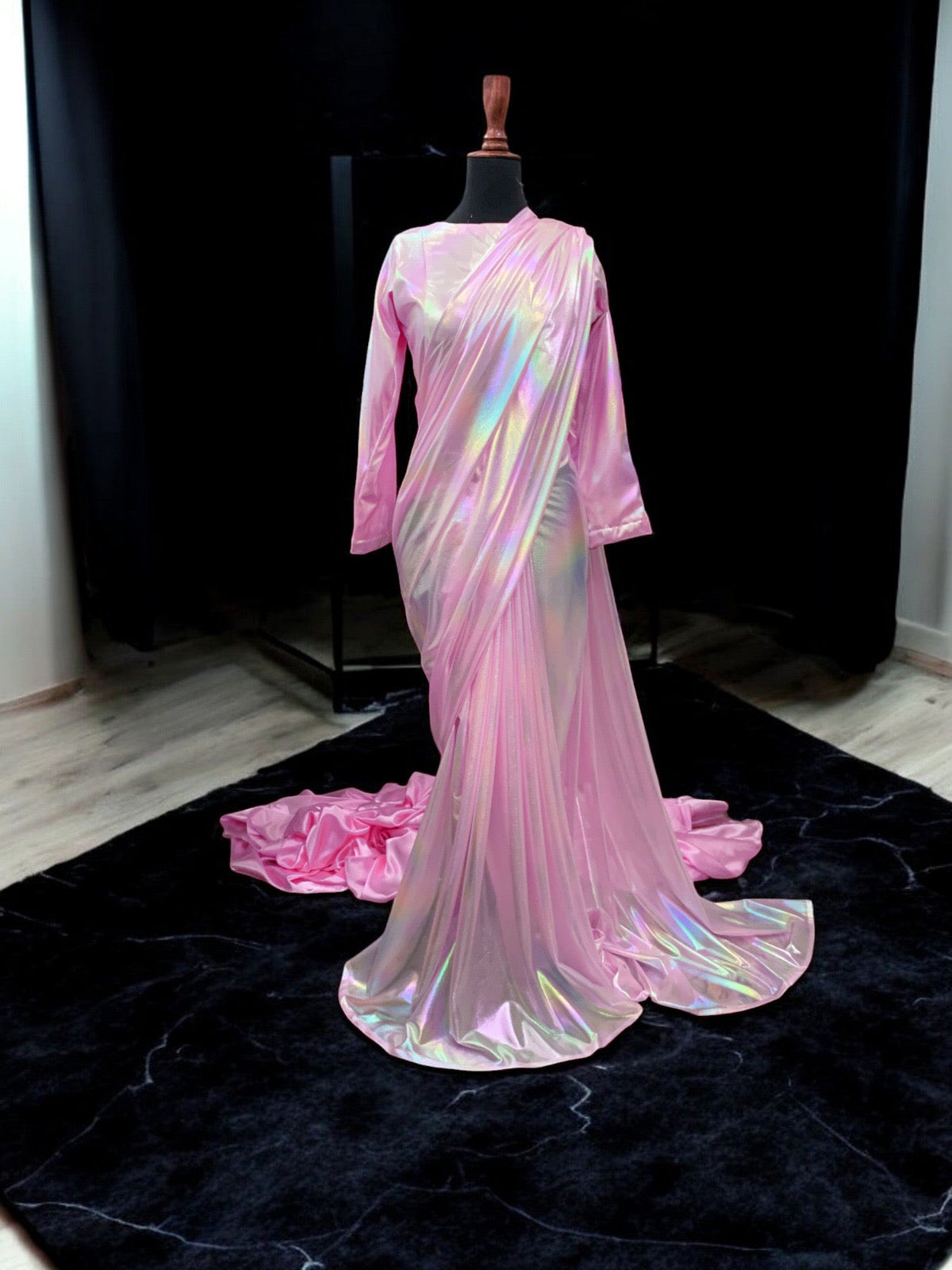Trending 🌈 Rainbow Moonlight Saree 😍