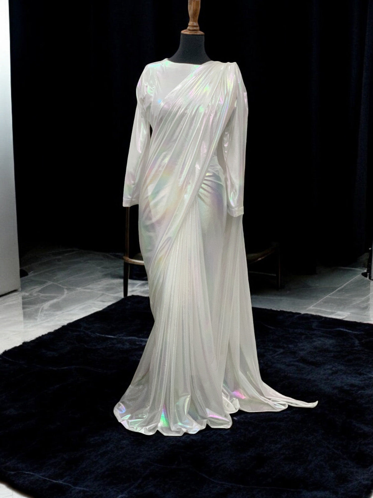 Trending 🌈 Rainbow Moonlight Saree 😍