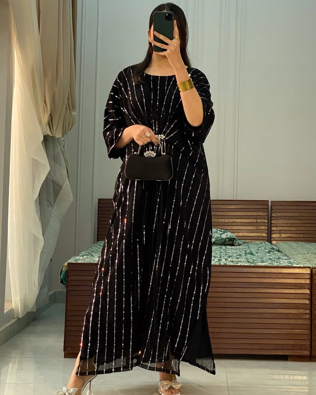 ✨Introducing Elegant Moonlight Kaftan 👗