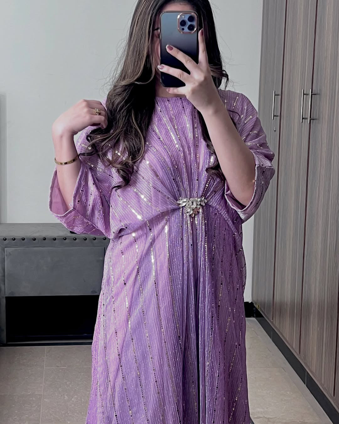 ✨Introducing Elegant Moonlight Kaftan 👗