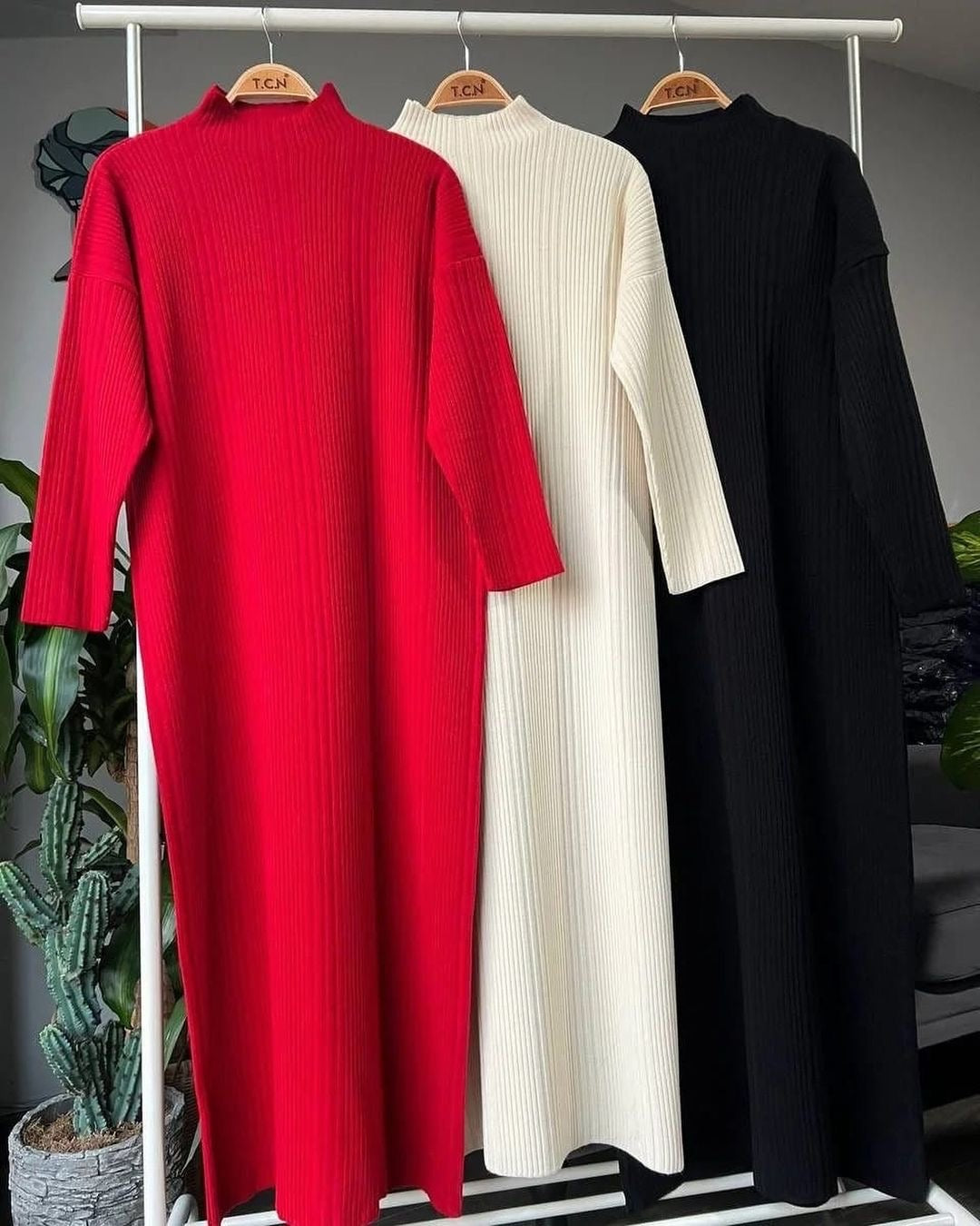 Zip Long Bodycone Dress 👗🦋