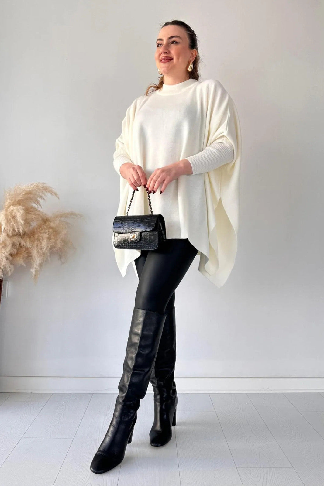 Stylish Airline Winter Poncho ✨💫