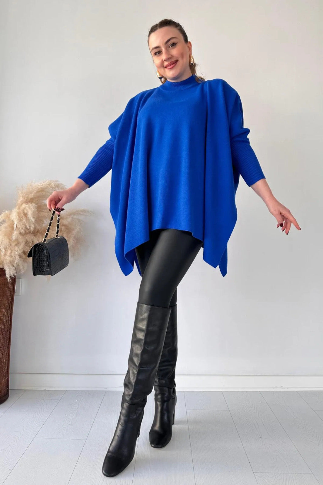 Stylish Airline Winter Poncho ✨💫