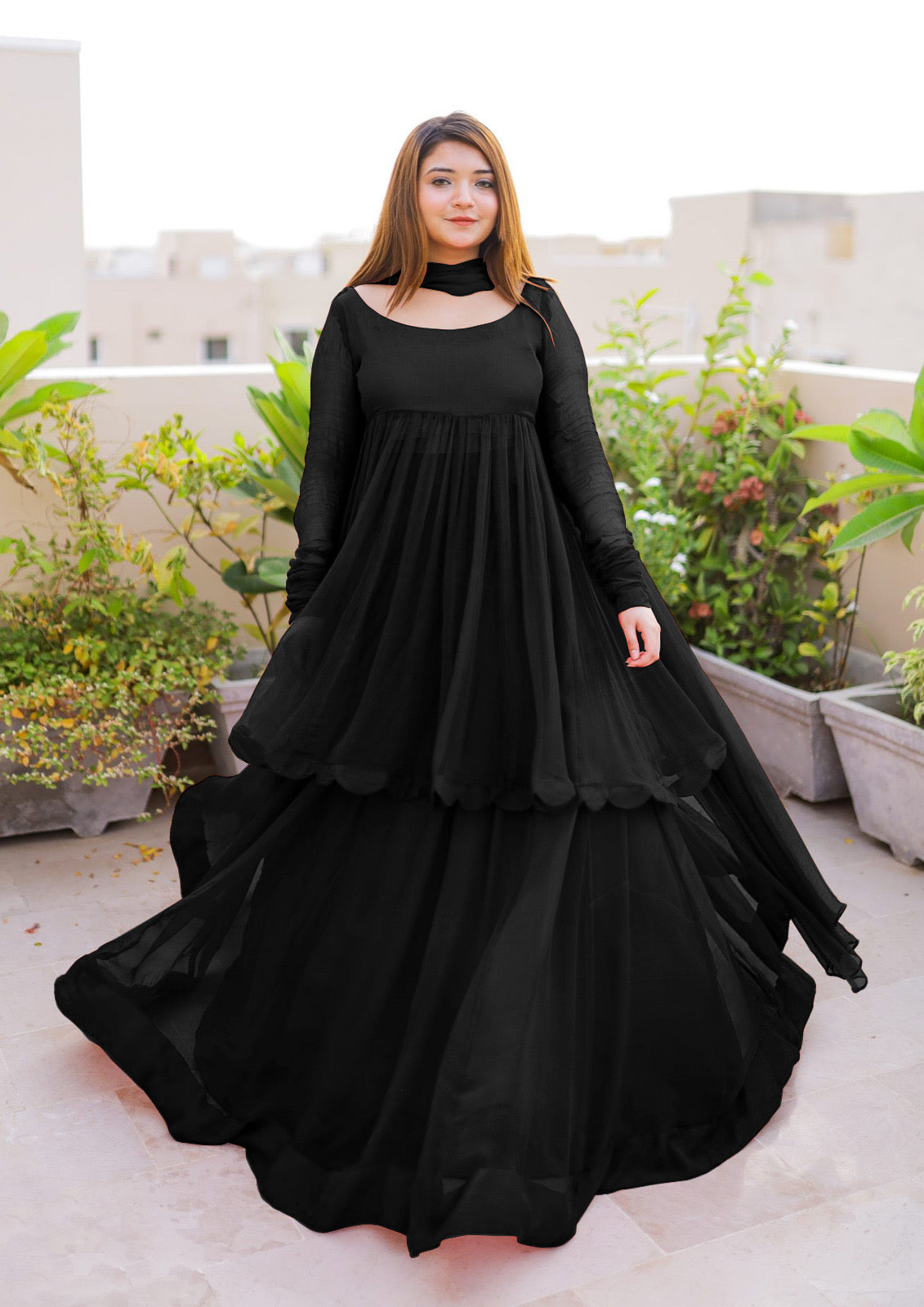 3pc Chiffon Fusion Cutting 🌸