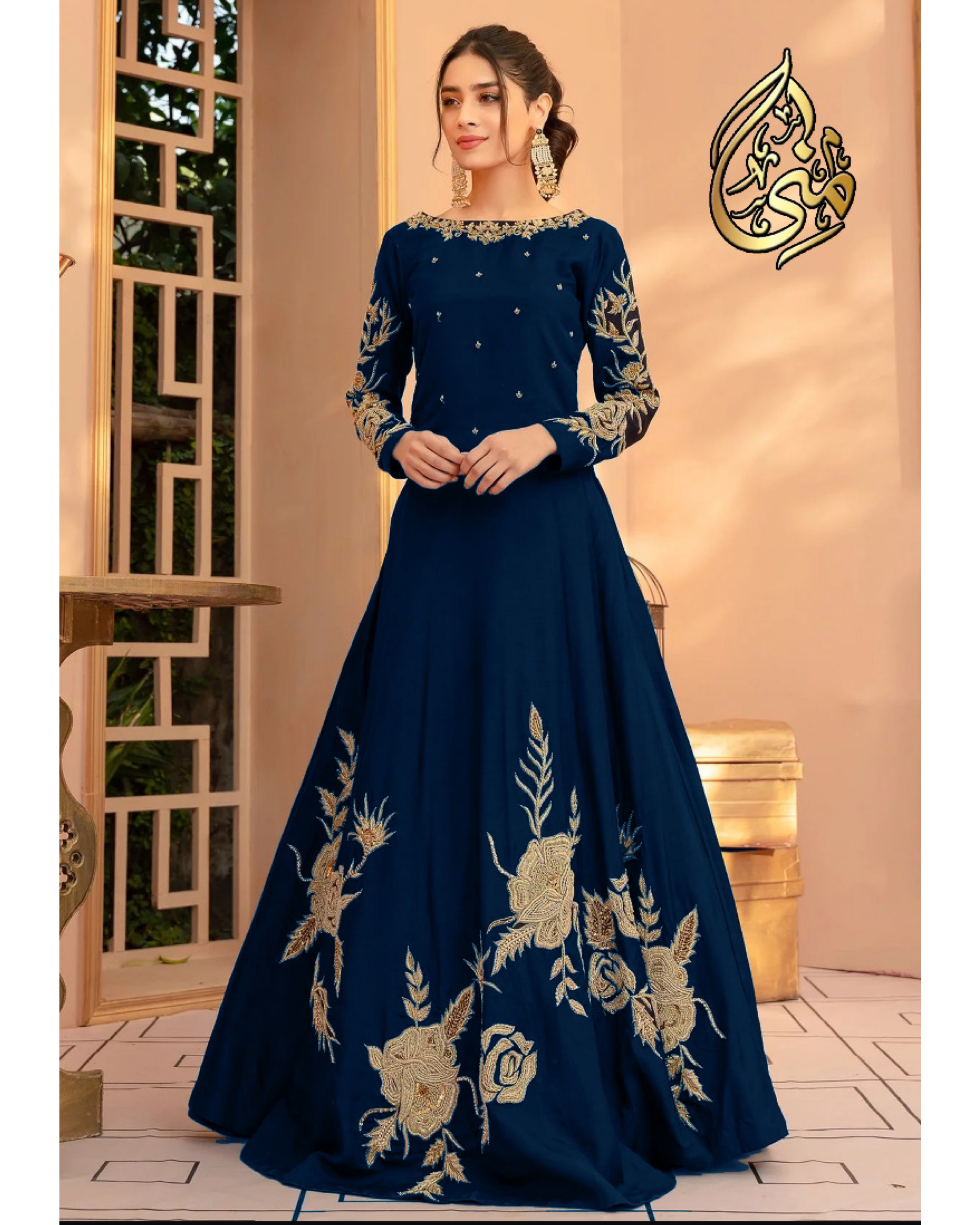 Heavy Embroidered Maxi Stars Fashion Heavy Embroidered Maxi Stars Fashion
